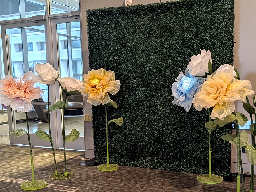 Giant Flower Garden Rentals by Sidash Events Rentals