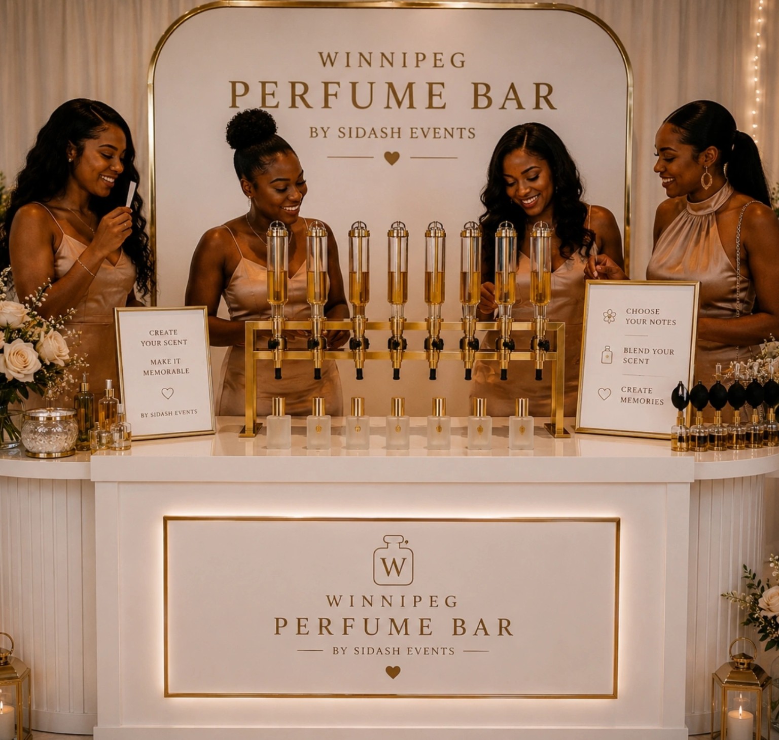 Winnipeg Perfume Bar mobile perfume experience by Sidash Events